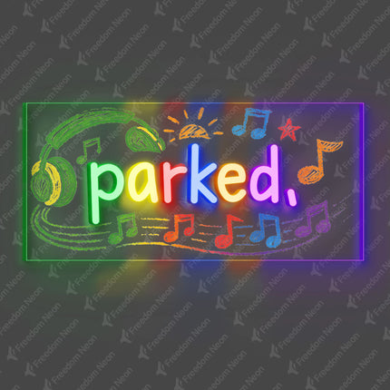 Custom Neon Logo 010617026-B