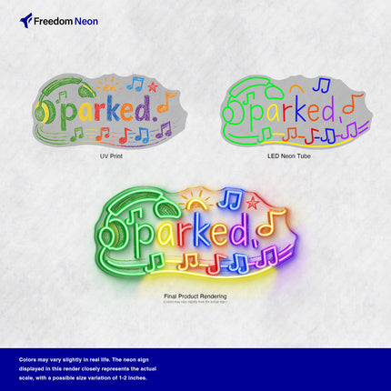 Custom Neon Logo 010617026-B