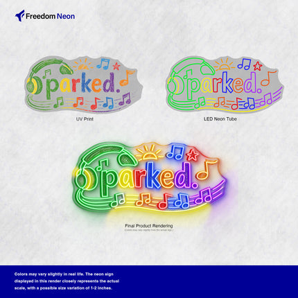 Custom Neon Logo 010617026-B