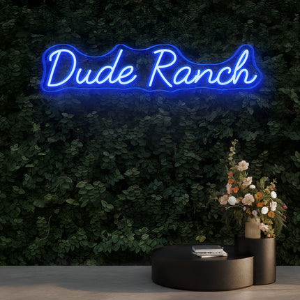 Dude Ranch Neon Sign