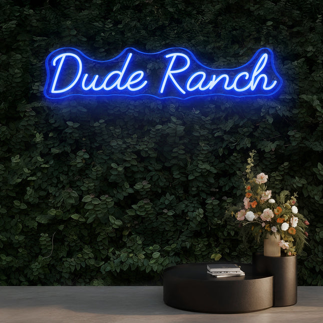Dude Ranch Neon Sign
