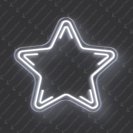 star-neon-sign-white