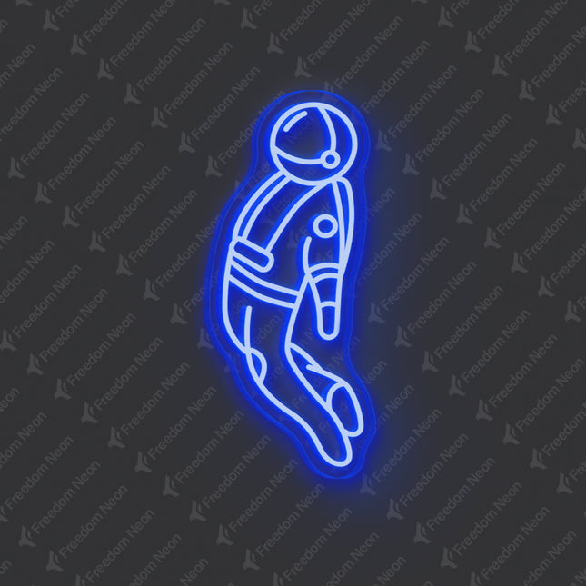Blue Astronaut Neon Sign 2.0