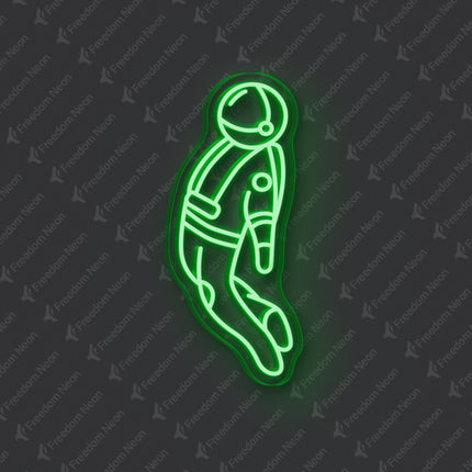 Green Astronaut Neon Sign 2.0