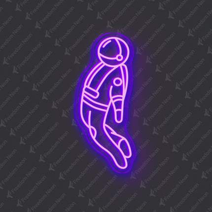 Purple Astronaut Neon Sign 2.0