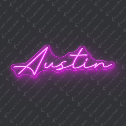 Pink Austin Neon Sign