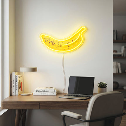 Lemon Yellow Banana Neon Sign