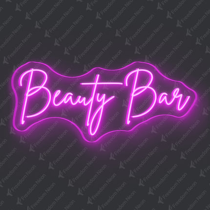 Pink Beauty Bar Neon Sign