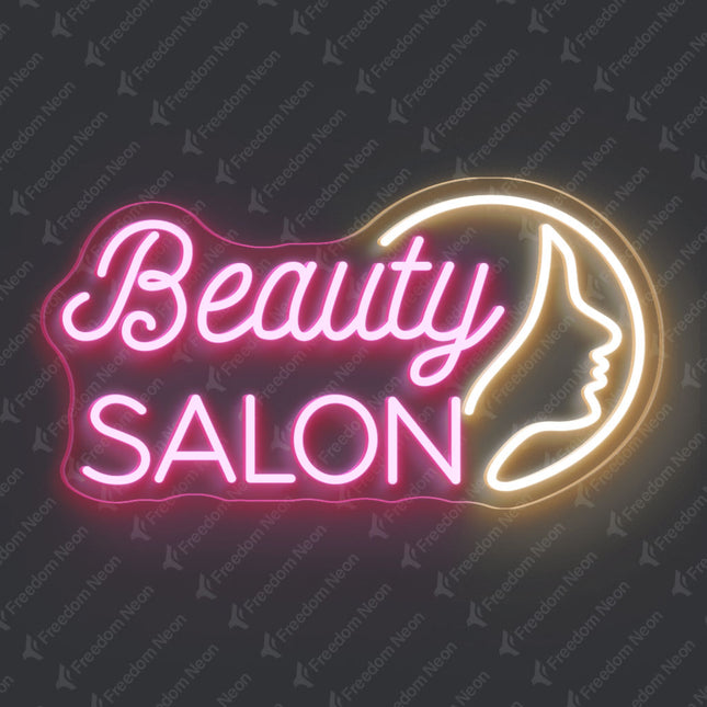 Light Pink Beauty Salon Neon Sign