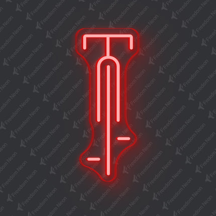 Red Bicycle Neon Sign