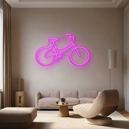 Pink Bicycle Neon Sign
