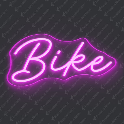 Pink Bike Neon Sign