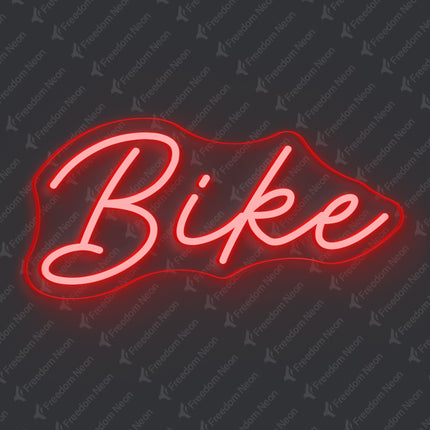 Red Bike Neon Sign