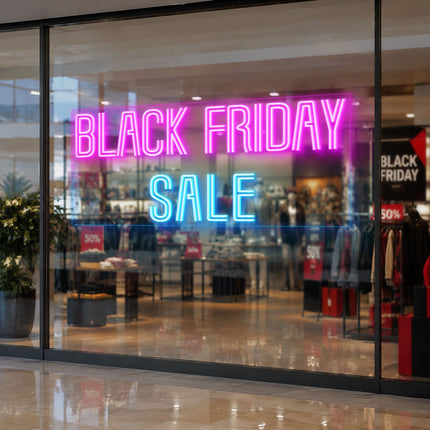 Pink Black Friday Sale Neon Sign