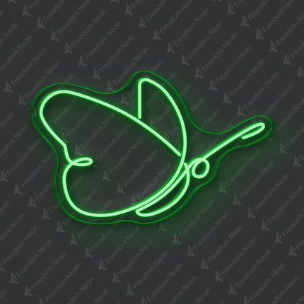 Green Butterfly Neon Sign