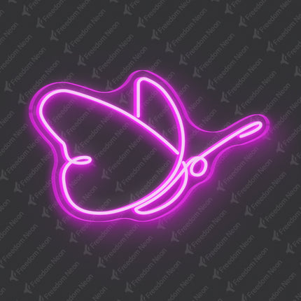 Pink Butterfly Neon Sign