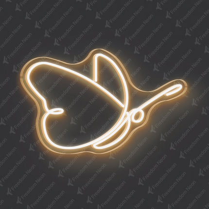 Warm White Butterfly Neon Sign