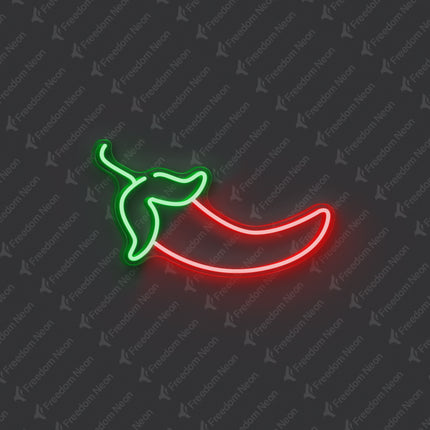 Red Chili Pepper Neon Sign