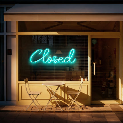 Mint Closed Neon Sign