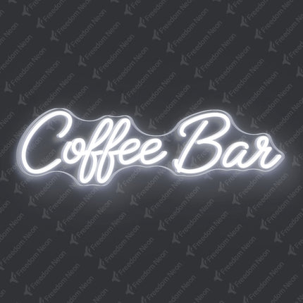 White Coffee Bar Neon Sign