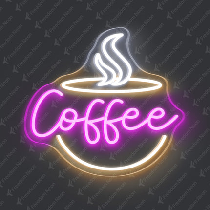 Pink Coffee Neon Sign