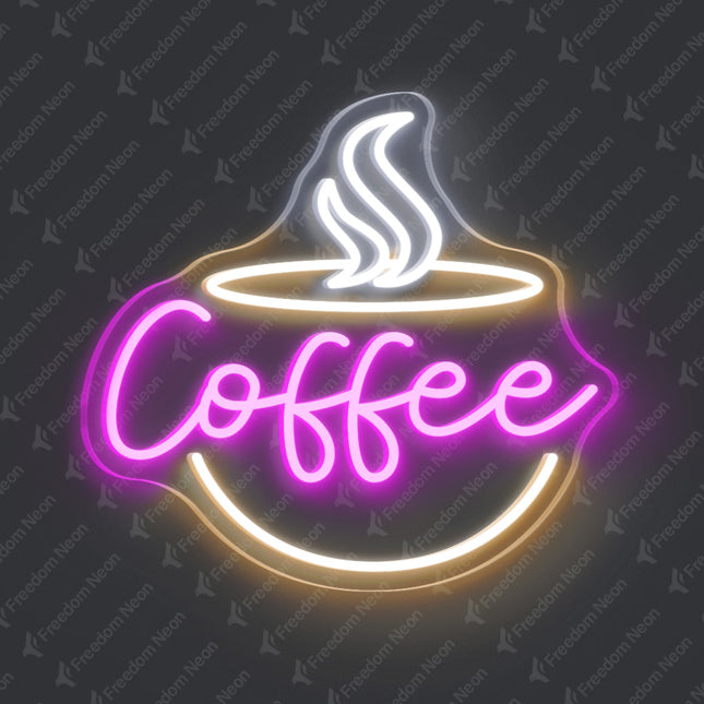 Pink Coffee Neon Sign