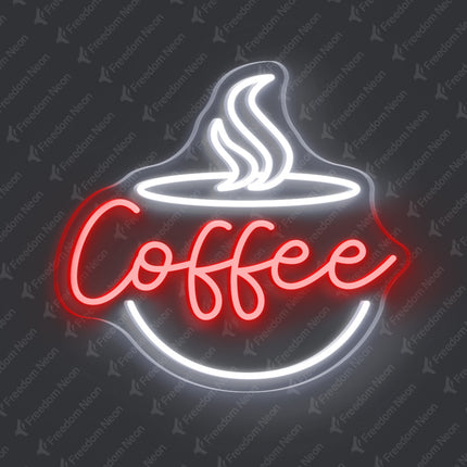 Red Coffee Neon Sign