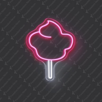Light Pink Cotton Candy Neon Sign
