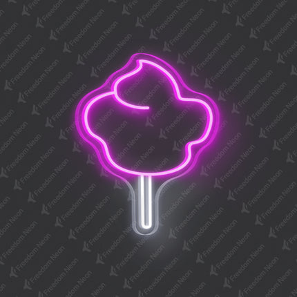 Pink Cotton Candy Neon Sign