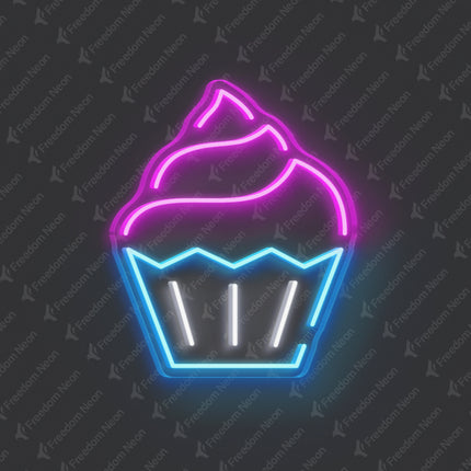 Pink Cupcake Neon Sign