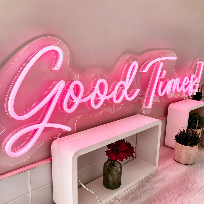 Custom neon text sign