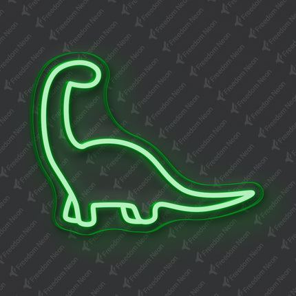 Green Dinosaur Neon Sign
