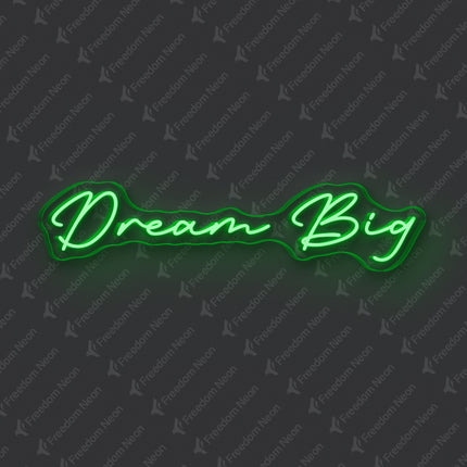 Green Dream Big Neon Sign