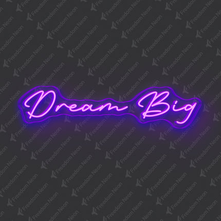 Purple Dream Big Neon Sign