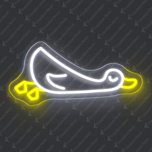 Lemon Yellow Duck Neon Sign