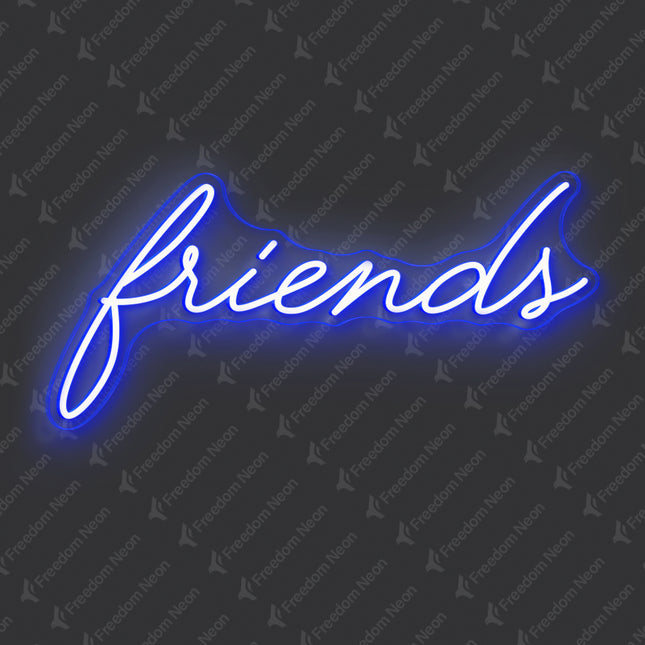 Blue Friends Neon Sign
