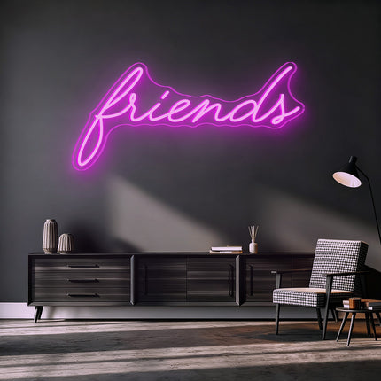 Pink Friends Neon Sign