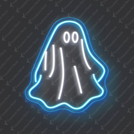 ce Blue Ghost Neon Sign