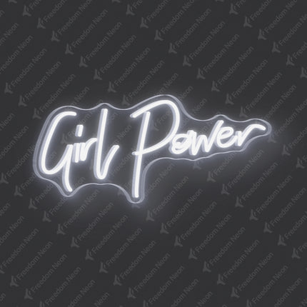 White Girl Power Neon Sign