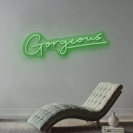 Green Gorgeous Neon Sign
