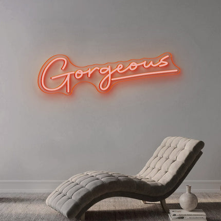 Orange Gorgeous Neon Sign