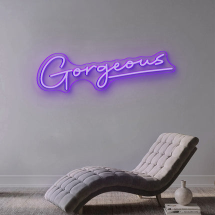 Purple Gorgeous Neon Sign