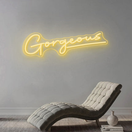 Warm White Gorgeous Neon Sign