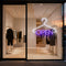 Hanger & Purple "OPEN" Neon Sign