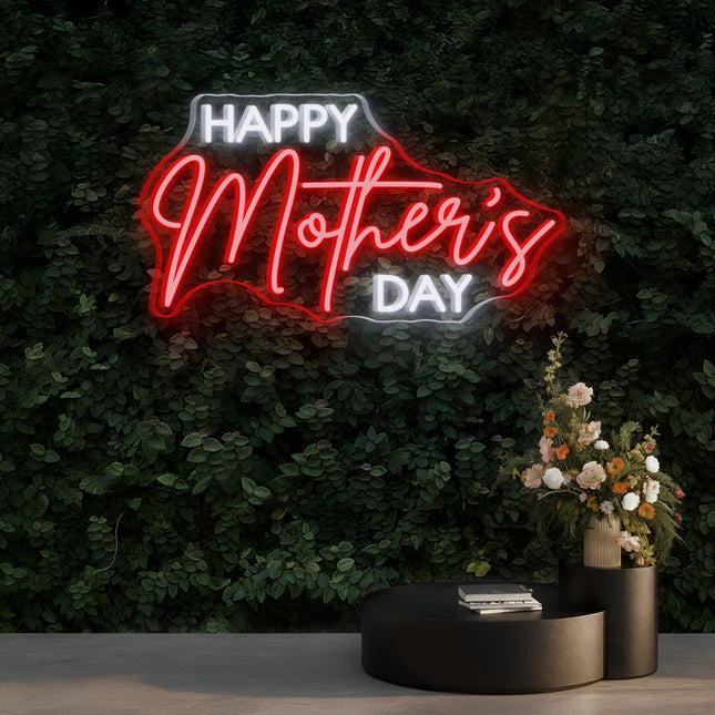 Red Happy Mother's Day Neon Sign