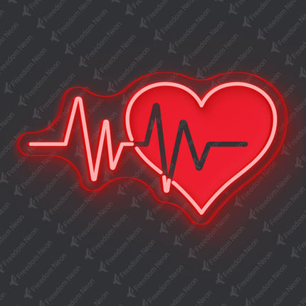 Heartbeat Life Line Neon Sign