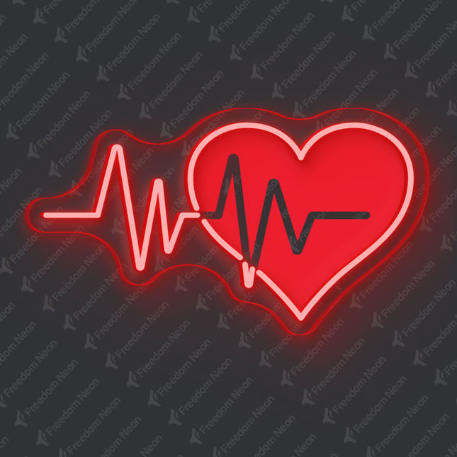 Heartbeat Life Line Neon Sign