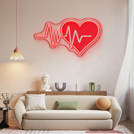 Heartbeat Life Line Neon Sign