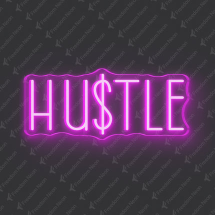 Pink Hustle Neon Sign
