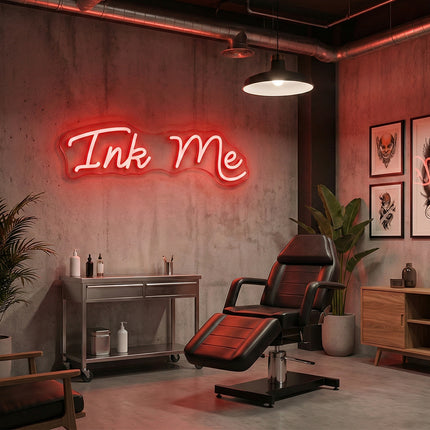Red Ink Me Neon Sign